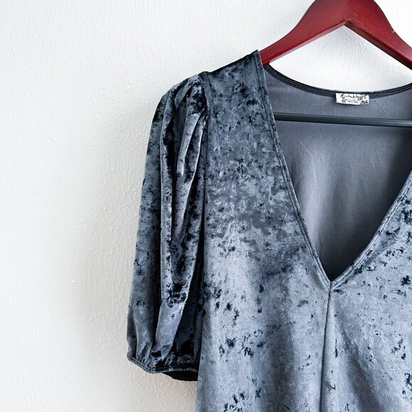 Intimately Free People Don’t You Wish Velvet Bodysuit in Sunflower Seed - Picture 6 of 7